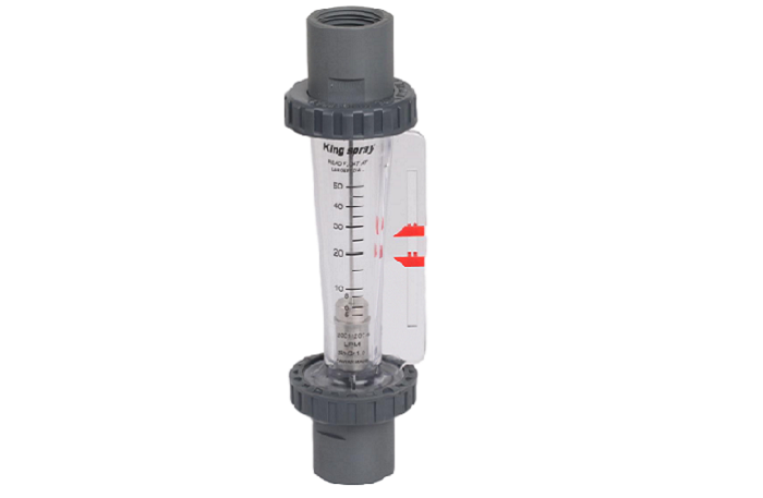 Kingspray-F20 Water, Air Rotameter, 1/2 Inch -3/4 Inch Pipe Size, 1.0-10 LPM to 5.0-50